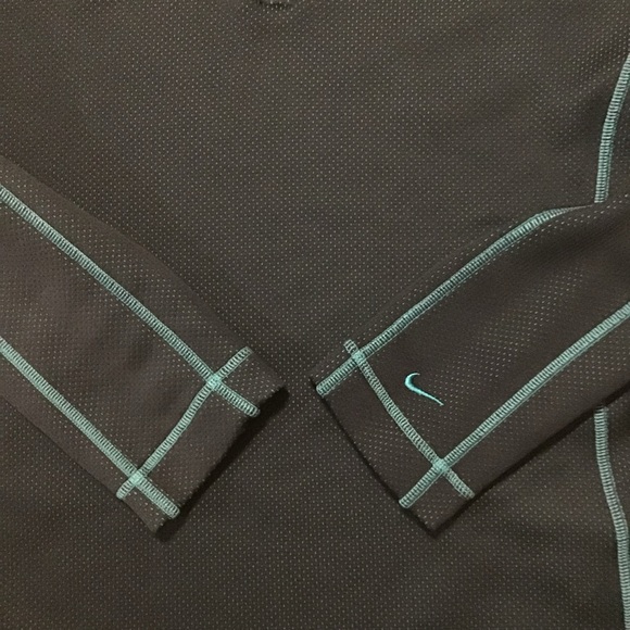 Nike Golf FITDRY Women’s Pullover Jacket Navy Blue Quarter Zip - Picture 6 of 11